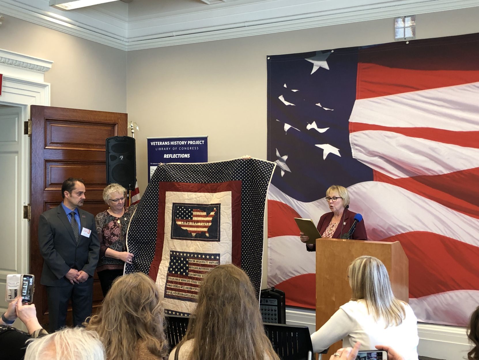 Gold Star quilt